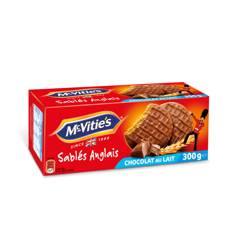 Mc Vitie's Biscuits Sablés Chocolat au Lait 300g Mc Vitie's Biscuits Sablés Chocolat au Lait 300g
