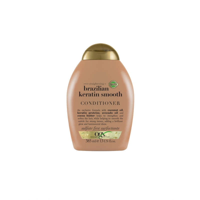 OGX Après-Shampooing Brazilian Keratin Smooth 385ml Ogx Après-Shampooing Brazilian Keratin Smooth 385Ml