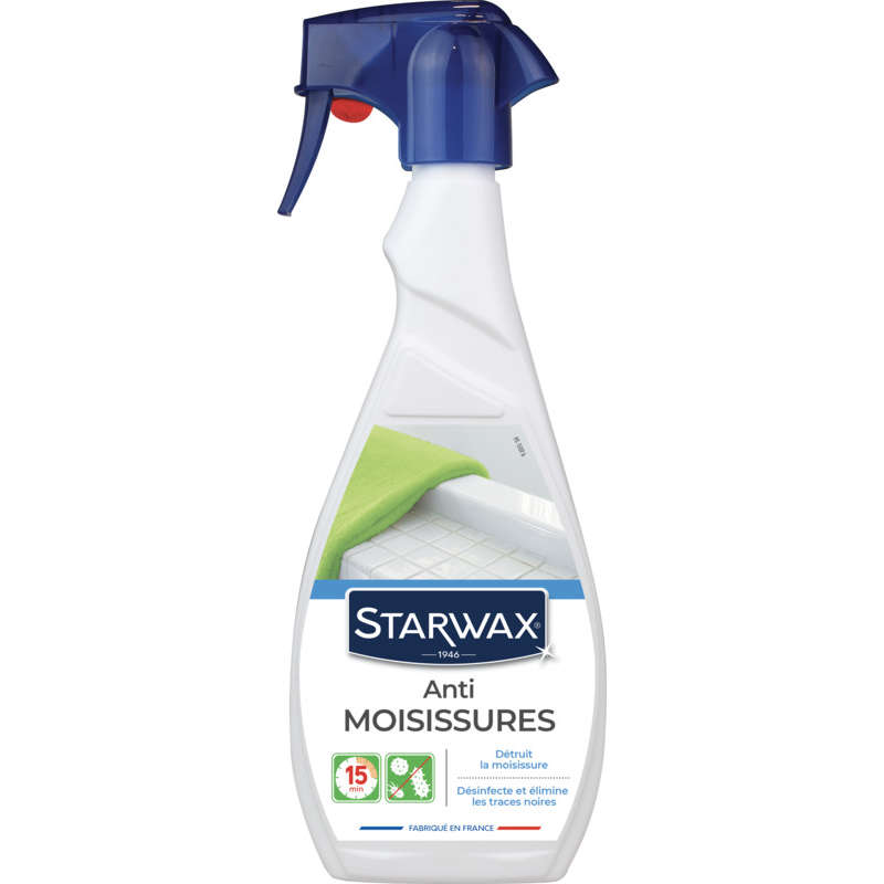 Starwax Spray Anti-Moisissures Spécial Joints 500ml Starwax Spray Anti-Moisissures Spécial Joints 500ml