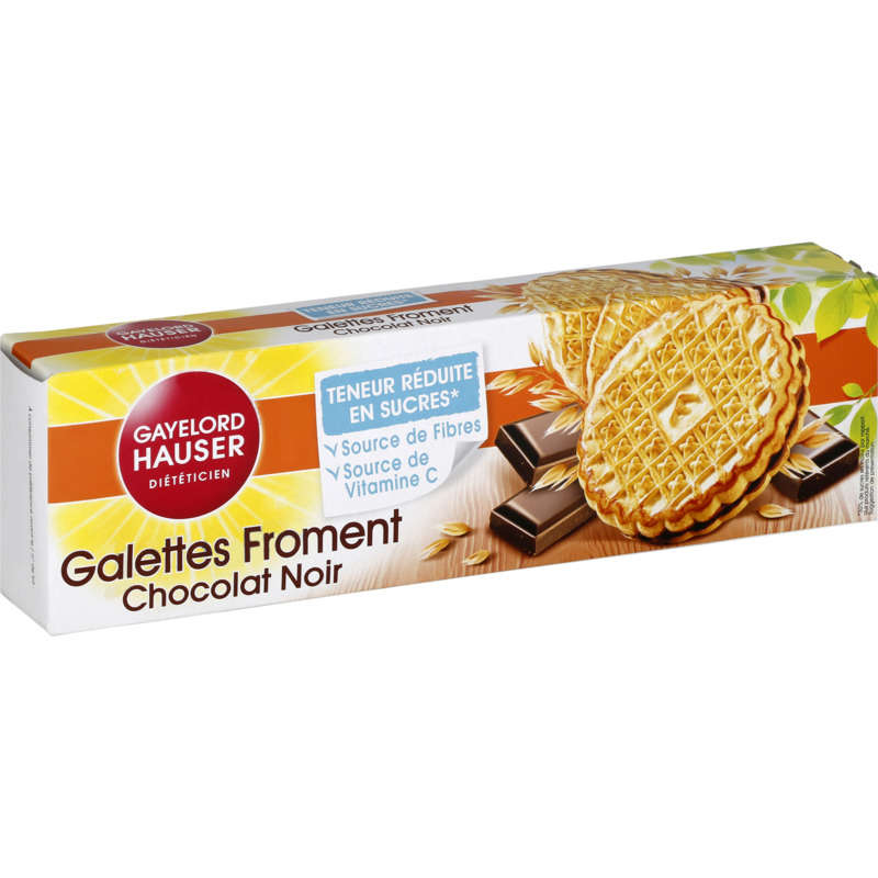 Gayelord Hauser Galettes Froment Chocolat Noir Gayelord Hauser Galettes Froment Chocolat Noir