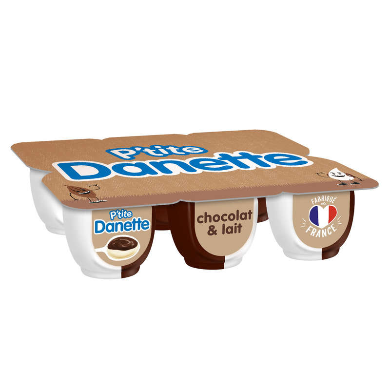 Danette Crème Dessert Chocolat Lait 6x70g Danette Crème Dessert Chocolat Lait 6x70g