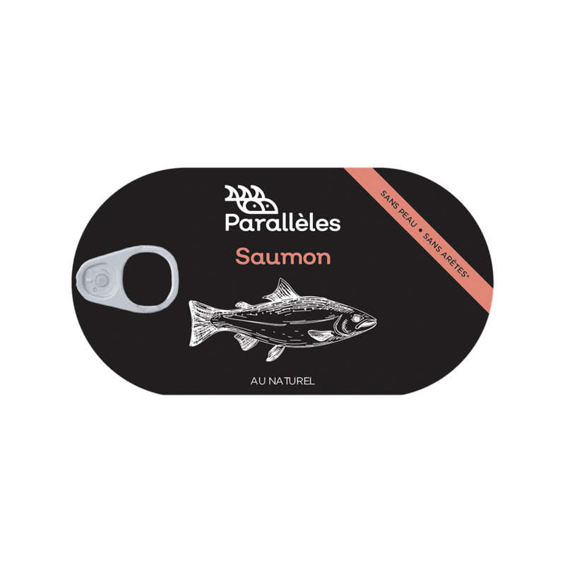 Parallèles Saumon Au Naturel 125G Parallèles Saumon Au Naturel 125G