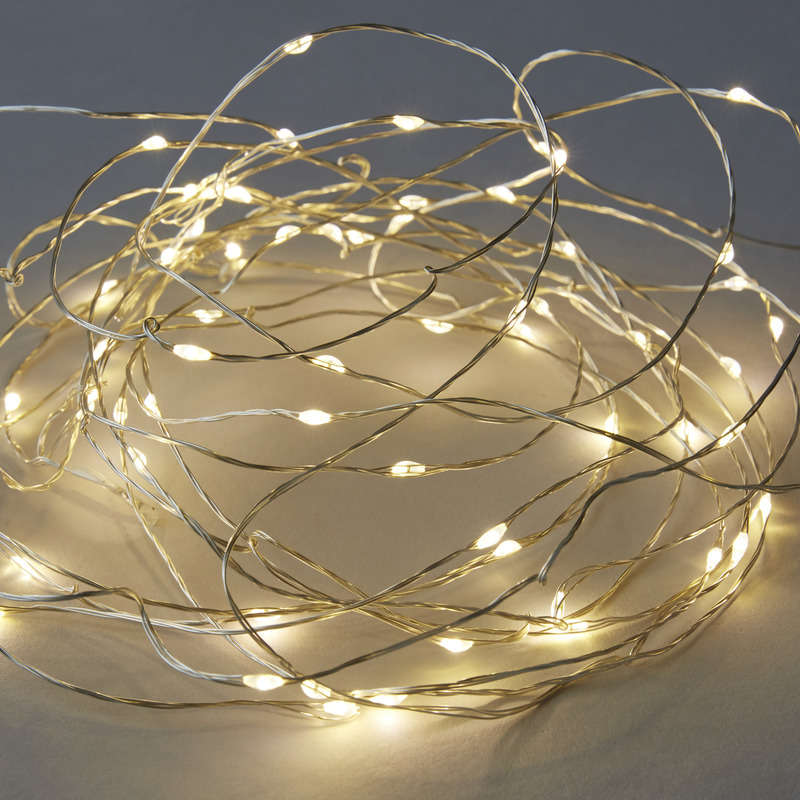 Monoprix Maison Guirlande Electrique 12 Micro Lampes LED blanc Monoprix Maison Guirlande Electrique 12 Micro Lampes LED blanc