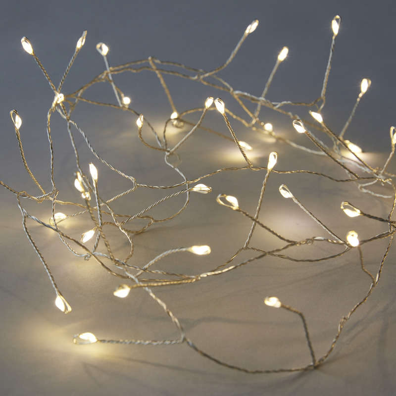 Monoprix Maison Guirlande Boa Micro LED blanc Monoprix Maison Guirlande Boa Micro LED blanc