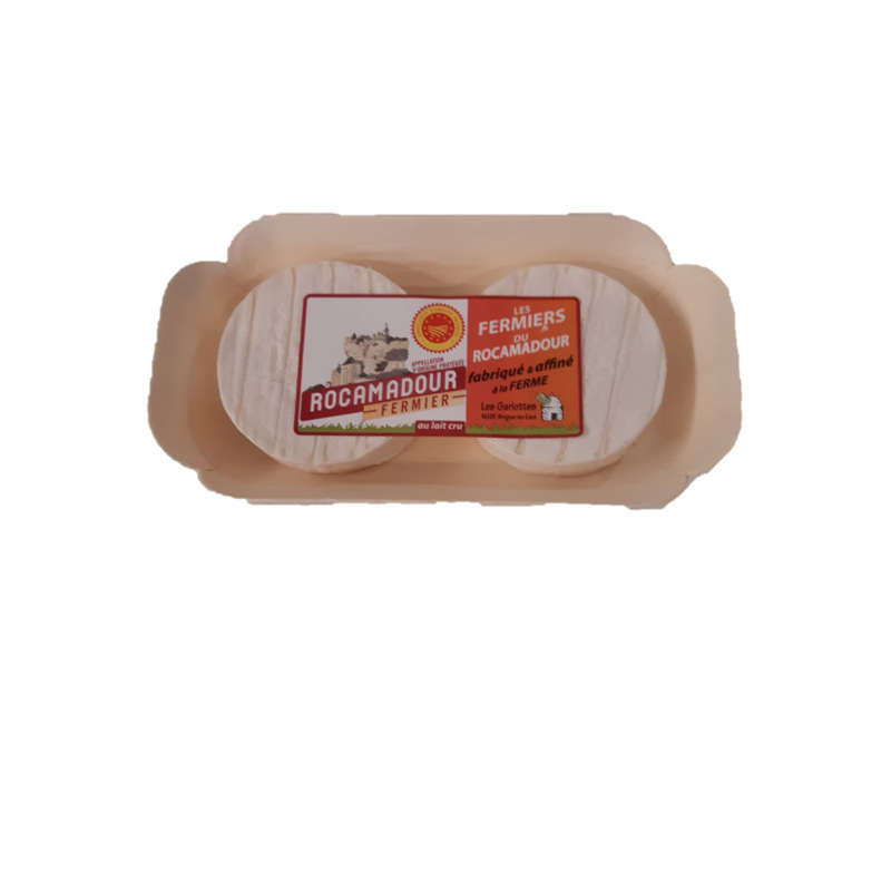 Les Fermiers du Rocamadour fromage de chèvre AOP 70g Les Fermiers du Rocamadour fromage de chèvre AOP 70g