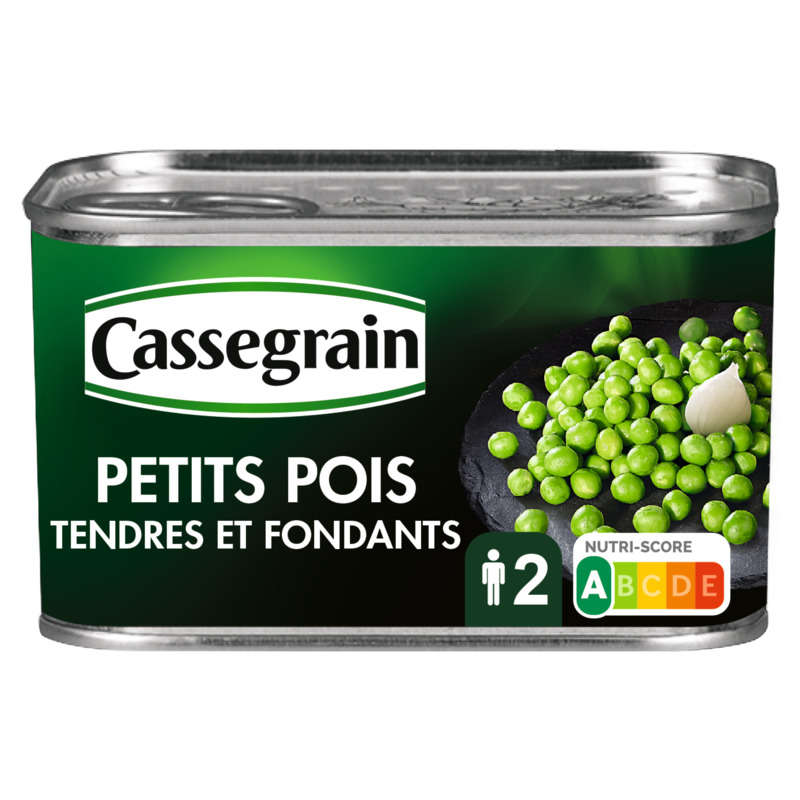 Cassegrain Petits Pois, Tendres Et Fondants 280g Cassegrain Petits Pois, Tendres Et Fondants 280g