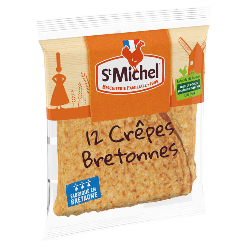 St Michel 12 Crêpes bretonnes 315 g St Michel 12 Crêpes bretonnes 315 g