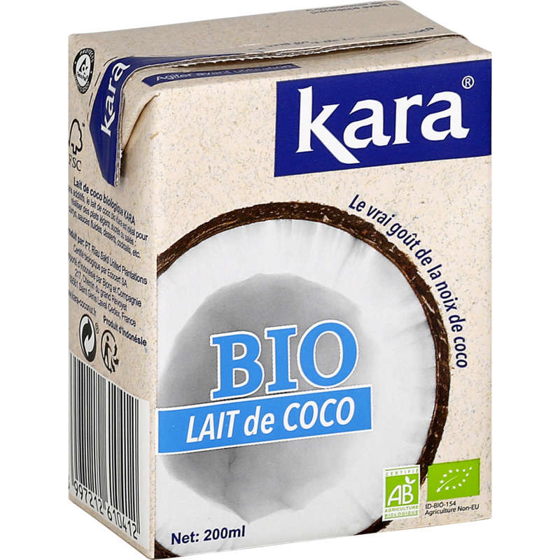 Kara Lait De Coco Bio 200ml Kara Lait De Coco Bio 200ml