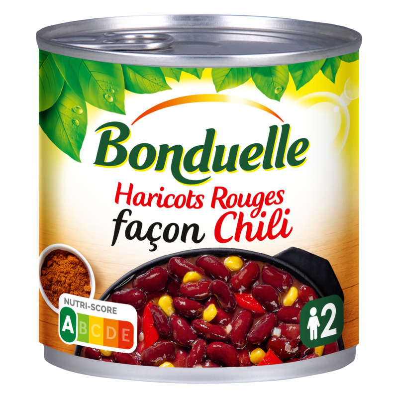 Bonduelle Haricots Rouges Façon Chili 400g Bonduelle Haricots Rouges Façon Chili 400g