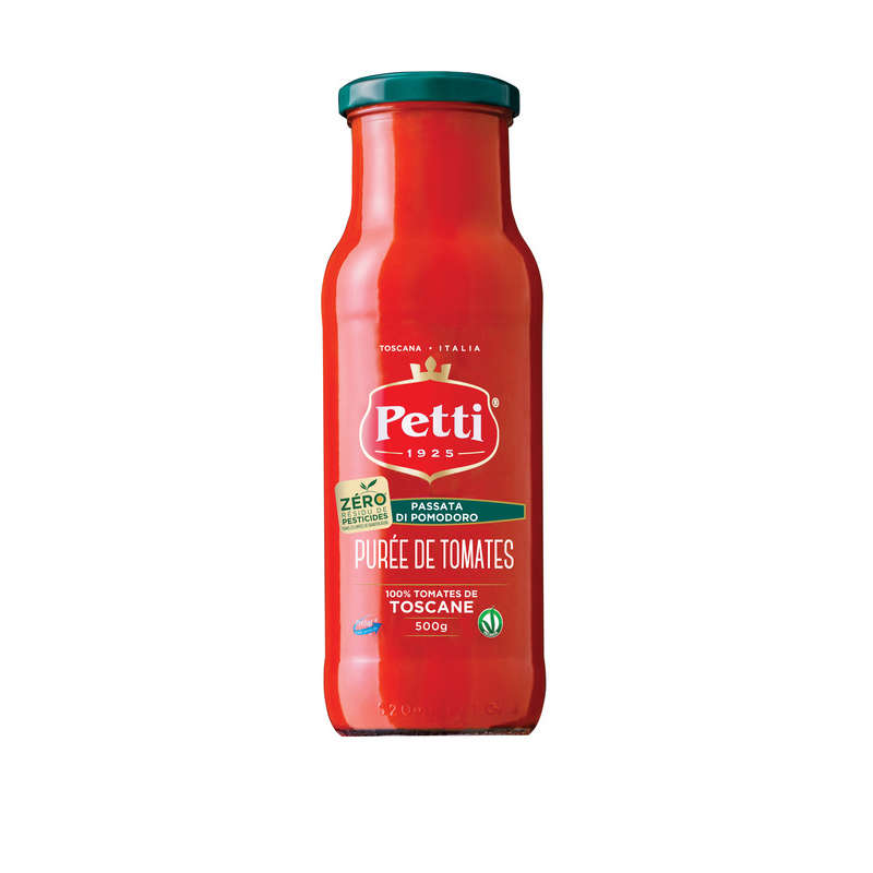 Petti Purée de tomates de Toscane extra fine 500g Petti Purée de tomates de Toscane extra fine 500g