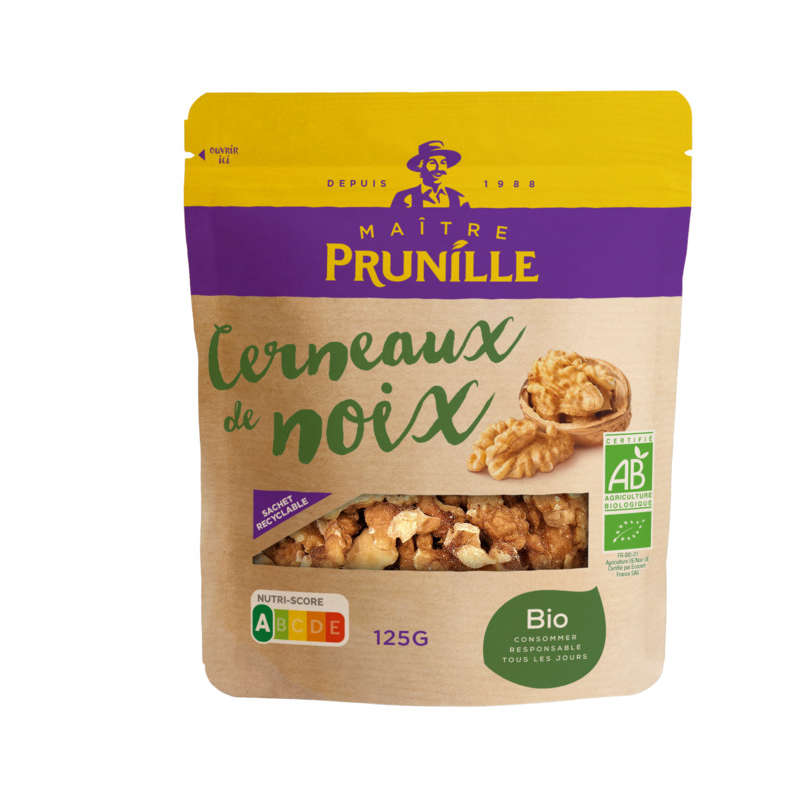 Maitre Prunille Cerneaux De Noix Bio 125g Maitre Prunille Cerneaux De Noix Bio 125G