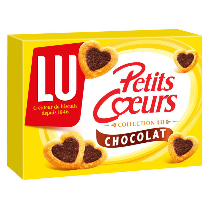 Lu Petits Cœurs Biscuits feuilletés au Chocolat