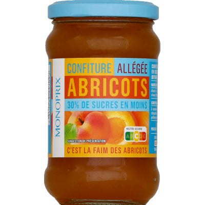 Monoprix Confiture Allégée Abricot 340g Monoprix Confiture Allégée Abricot 340g