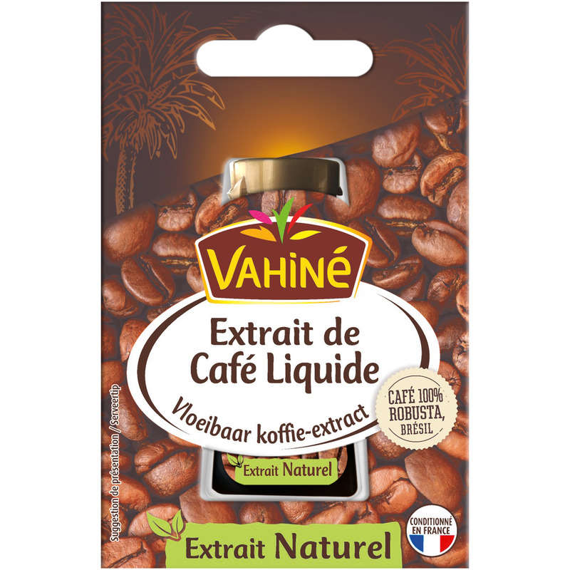 Vahiné Extrait de café liquide sucré 20ml Vahiné Extrait de café liquide sucré 20ml