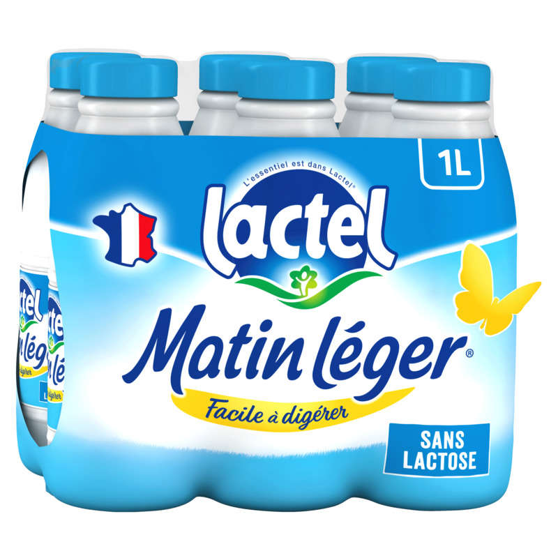 Matin Leger Lait Sans Lactose 6x1L Matin Leger Lait Sans Lactose 6x1L