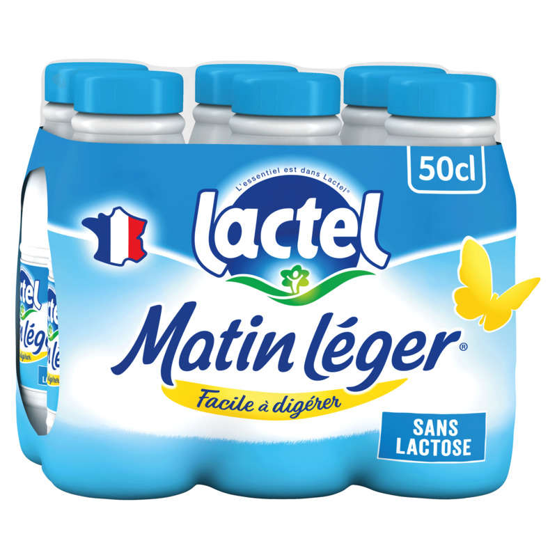 Matin Leger Lait Sans Lactose 6x50cl Matin Leger Lait Sans Lactose 6x50cl