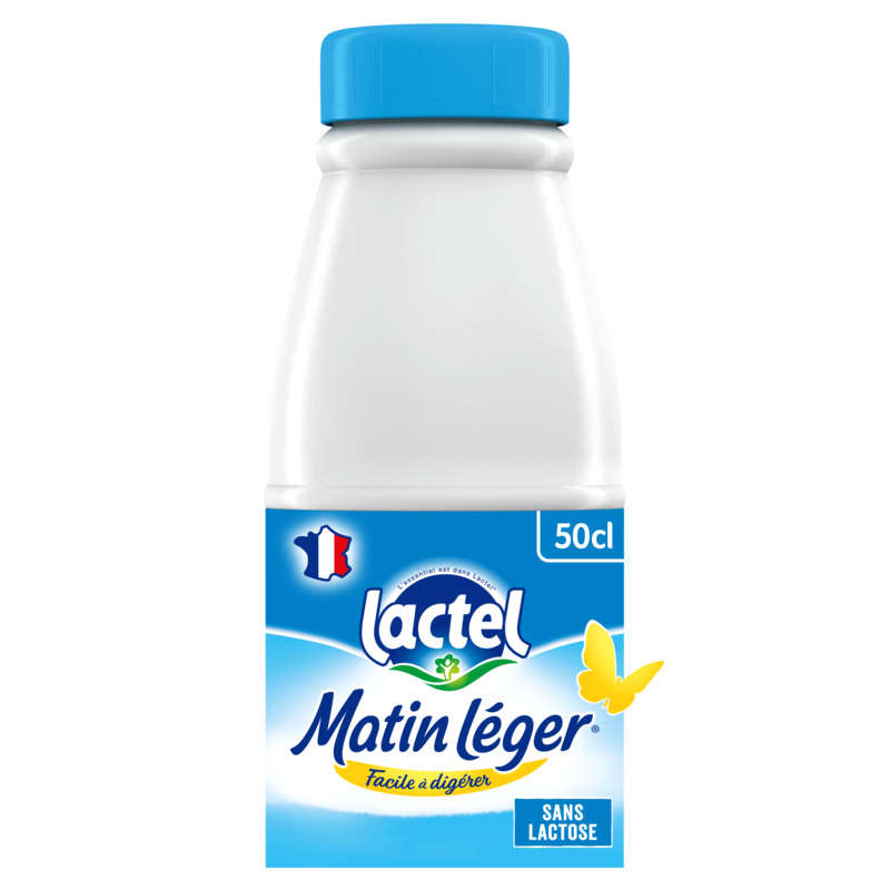 Lactel Matin Léger Uht Bouteille 50Cl Lactel Matin Léger Uht Bouteille 50Cl