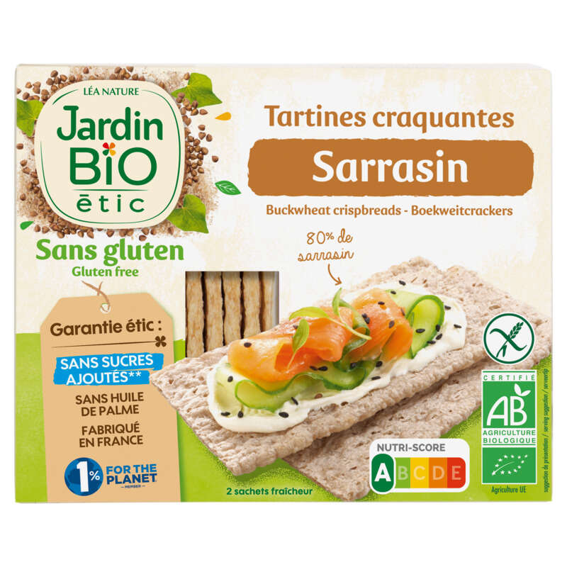 Jardin Bio Tartines Sarrasin Gluten Free 150g