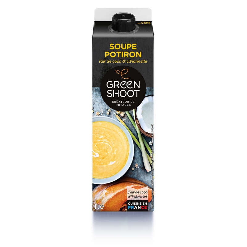 Greenshoot Soupe De Potiron Au Lait De Coco Et À La Citronnelle 1L