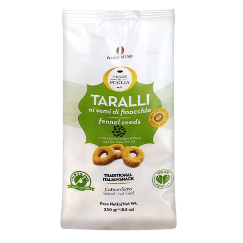 Taralli aux graines de fenouil 250g Taralli aux graines de fenouil 250g