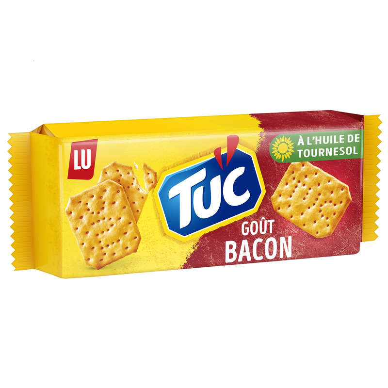 Lu Tuc Biscuits Apéritifs Crackers Bacon 100g Lu Tuc Biscuits Apéritifs Crackers Bacon 100g