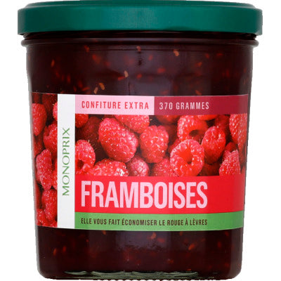 Monoprix Confiture Extra de Framboises 370g Monoprix Confiture Extra de Framboises 370g