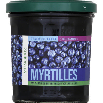 Monoprix Confiture Extra de Myrtilles 370g Monoprix Confiture Extra de Myrtilles 370g