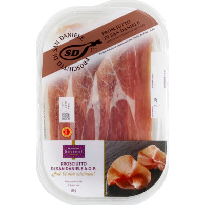 Monoprix Gourmet Jambon Prosciutto Di San Daniele AOP 70g Monoprix Gourmet Jambon Prosciutto Di San Daniele AOP 70g
