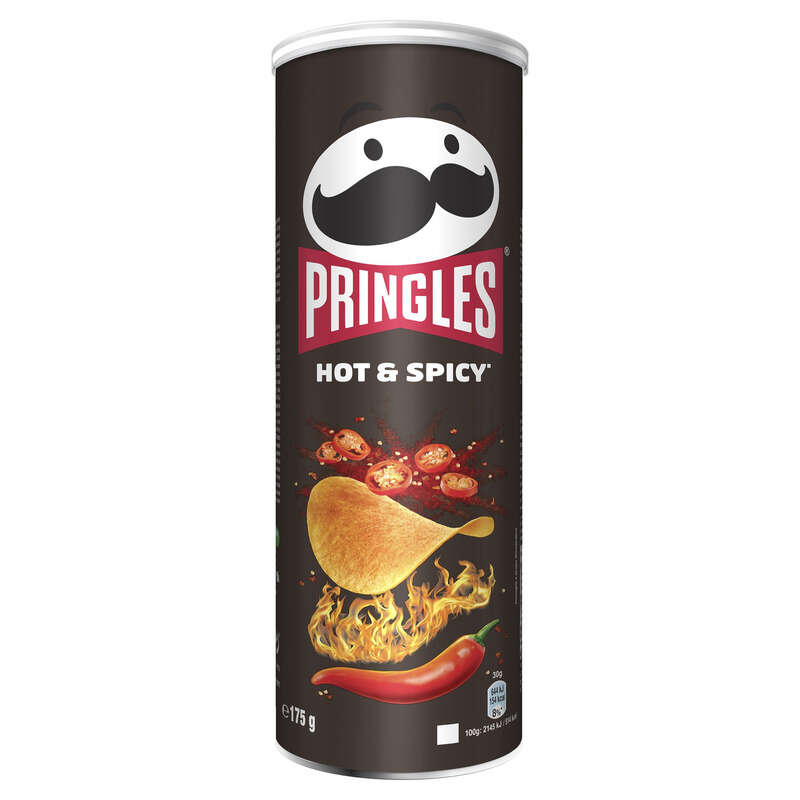 Pringles Chips Tuiles Hot & Spicy 175g Pringles Chips Tuiles Hot & Spicy 175g