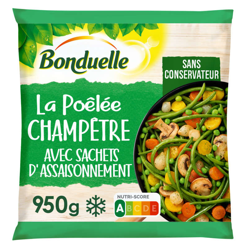 Bonduelle Poêlée champêtre 950g Bonduelle Poêlée champêtre 950g