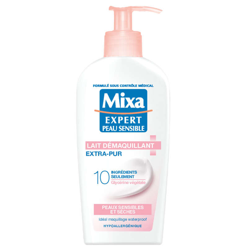 Mixa Lait Démaquillant Antidessèchement Peaux Sensibles 200ml Mixa Lait Démaquillant Antidessèchement Peaux Sensibles 200ml