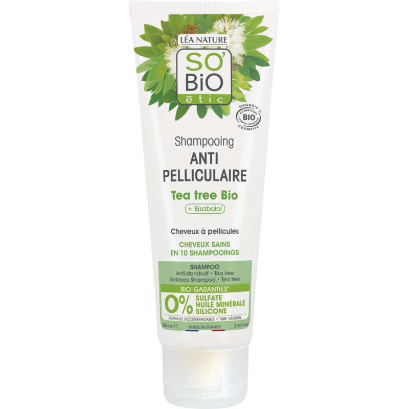 SO'BiO Étic Shampooing Anti Pelliculaire au Tea Tree 250ml SO'BiO Étic Shampooing Anti Pelliculaire au Tea Tree 250ml