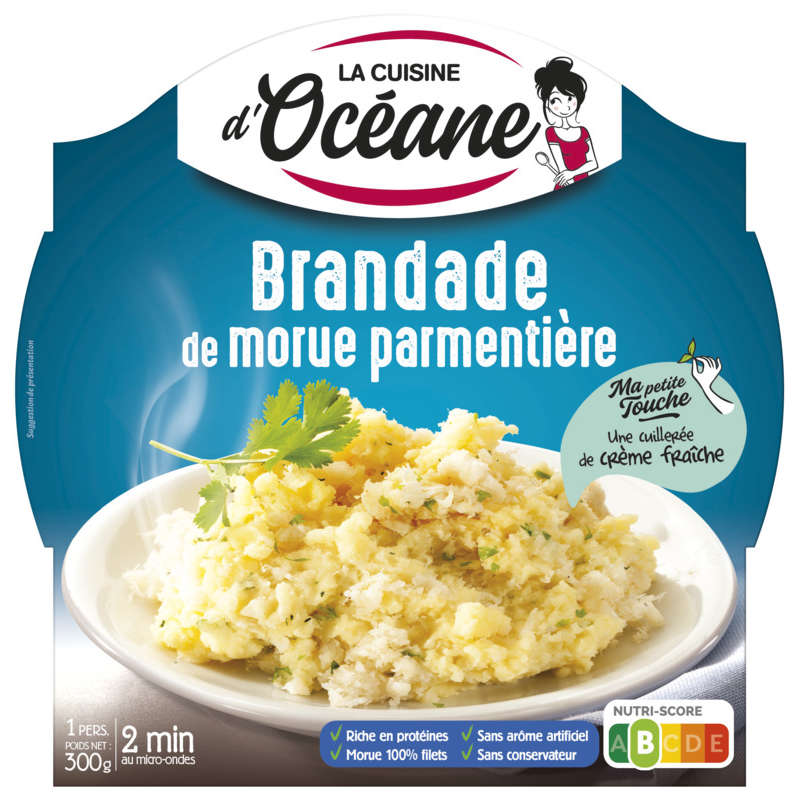 La Cuisine D'Océane Brandade De Morue Parmentière 300G La Cuisine D'Océane Brandade De Morue Parmentière 300G