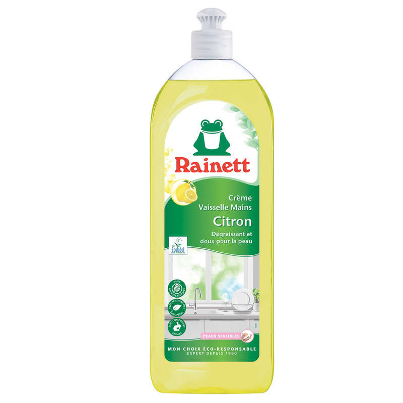 Rainett Liquide Vaisselle Main Ecologique Crème Citron 750 Ml Rainett Liquide Vaisselle Main Ecologique Crème Citron 750 Ml