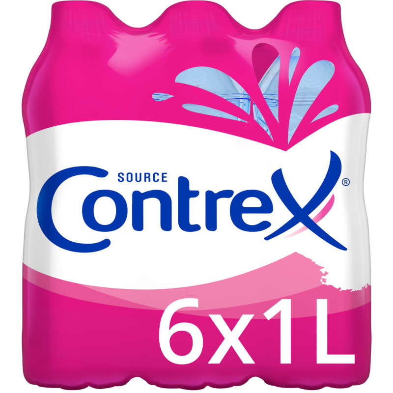 Contrex Eau Minérale Naturelle Riche En Minéraux 6x1L Contrex Eau Minérale Naturelle Riche En Minéraux 6x1L