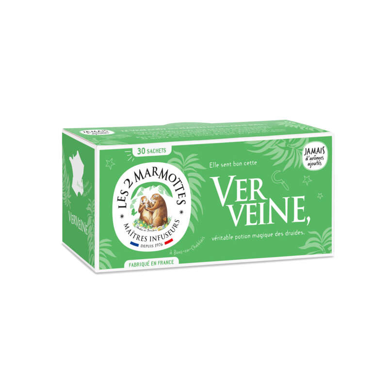 Les 2 Marmottes Infusion Verveine 30 Sachets Les 2 Marmottes Infusion Verveine 30 Sachets