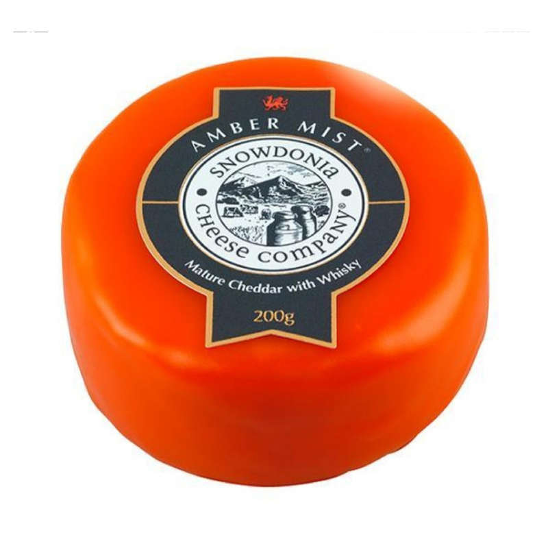 Snowdonia Cheddar Amber Mist Au Whisky 200g Snowdonia Cheddar Amber Mist Au Whisky 200g