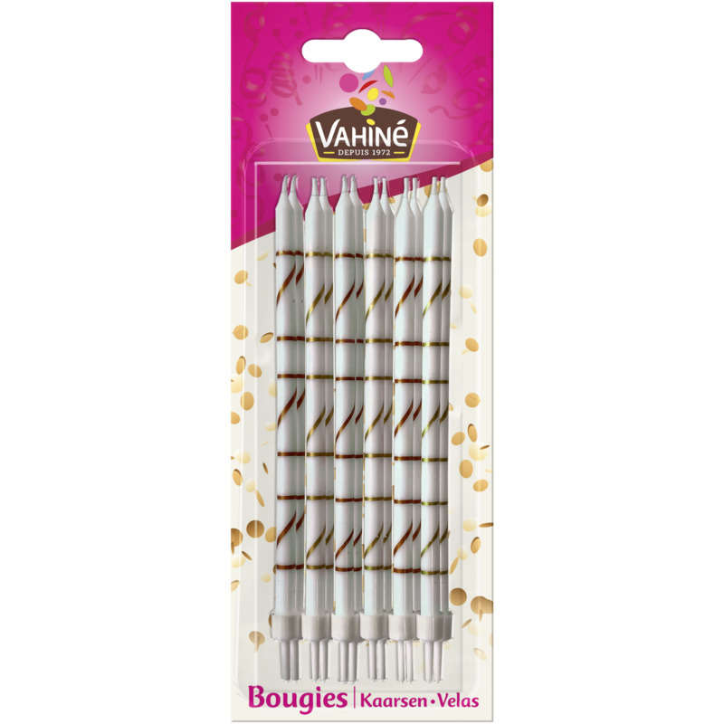 Vahiné Bougies Adultes x12 Vahiné Bougies Adultes x12