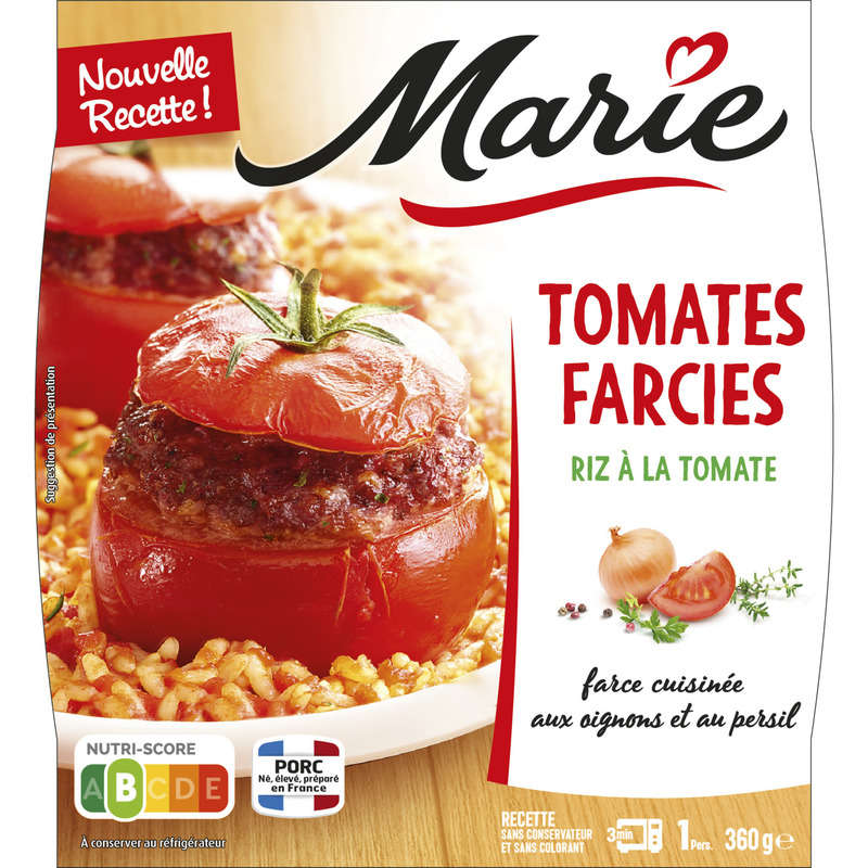 Marie Tomates Farcies et Riz à la tomate 360g Marie Tomates Farcies et Riz à la tomate 360g