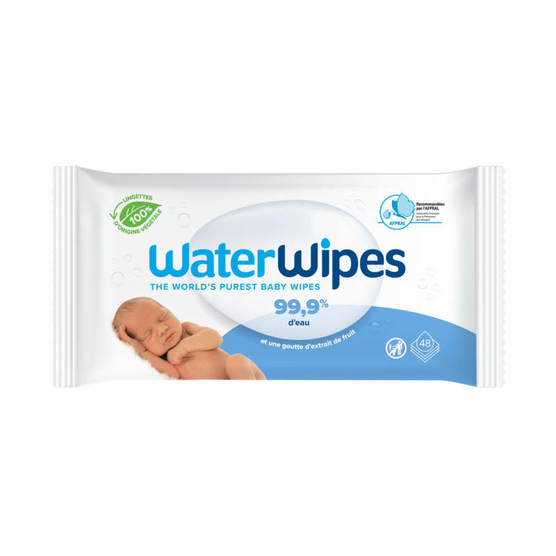 Waterwipes Lingettes Bébé x48 Waterwipes Lingettes Bébé x48