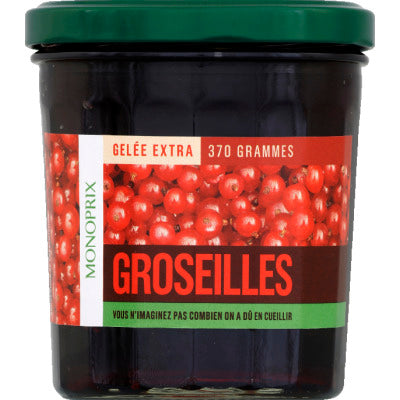 Monoprix Gelée Extra de Groseilles 370g Monoprix Gelée Extra de Groseilles 370g