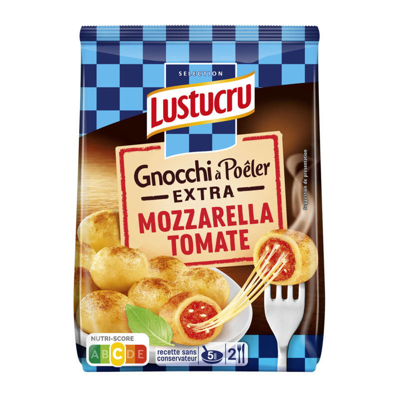 Lustucru Gnocchi à Poêler Tomate Mozzarella 280g Lustucru Gnocchi à Poêler Tomate Mozzarella 280g