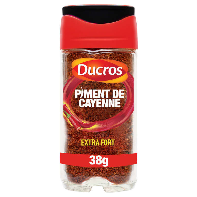 Ducros Piment de Cayenne Extra Fort 38g Ducros Piment de Cayenne Extra Fort 38g