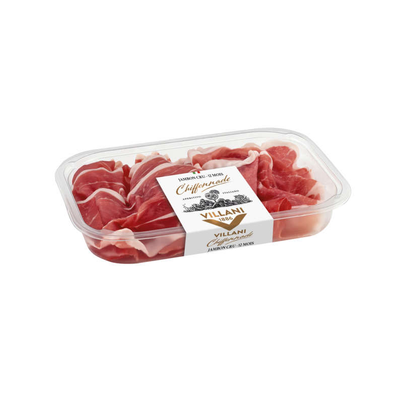 Villani Chiffonnade De Jambon Cru Pastorello. 12 Mois. Sans Conservateur Villani Chiffonnade De Jambon Cru Pastorello. 12 Mois. Sans Conservateur