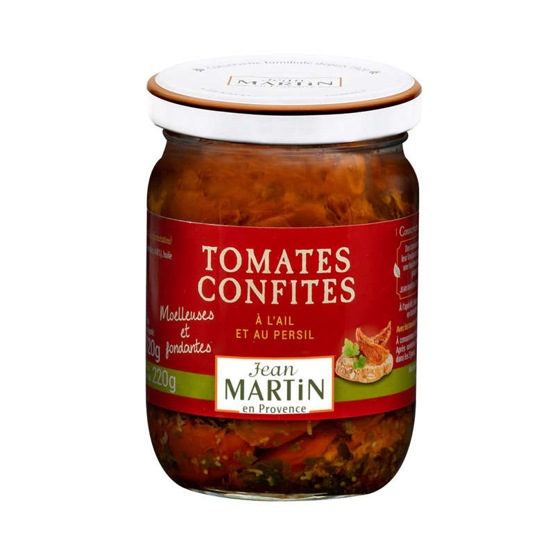 Jean Martin Tomates Confites À L'Ail Et Au Persil 120G Jean Martin Tomates Confites À L'Ail Et Au Persil 120G