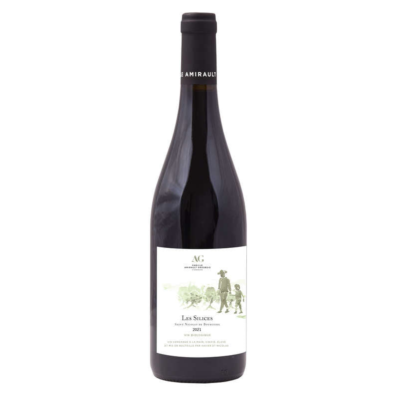 Famille Amirault-Grosbois Les Silices Saint-Nicolas de Bourgueil vin rouge bio 75cl Famille Amirault-Grosbois Les Silices Saint-Nicolas de Bourgueil vin rouge bio 75cl