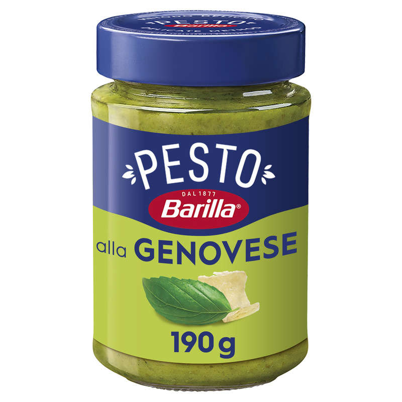Barilla Sauce pesto genovese au basilic frais 190g Barilla Sauce pesto genovese au basilic frais 190g