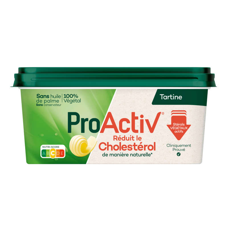 Proactiv Margarine aux stérols végétaux tartine - Expert 450g Proactiv Margarine aux stérols végétaux tartine - Expert 450G