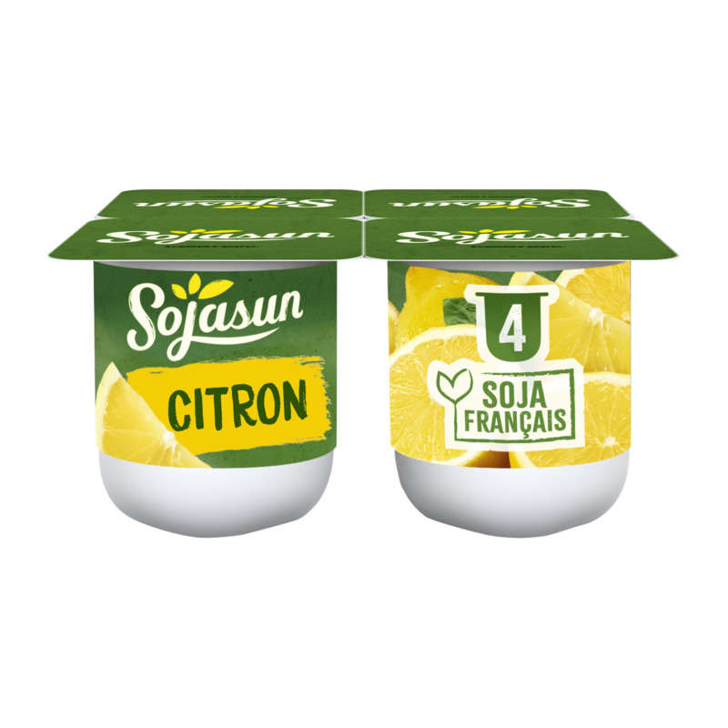 Sojasun Spécialité Au Soja Et Citron 4x100g Sojasun Spécialité Au Soja Et Citron 4x100g