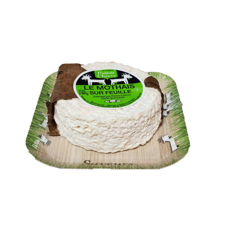 Poitou Chèvre Mothais sur Feuille 180g Poitou Chèvre Mothais sur Feuille 180g